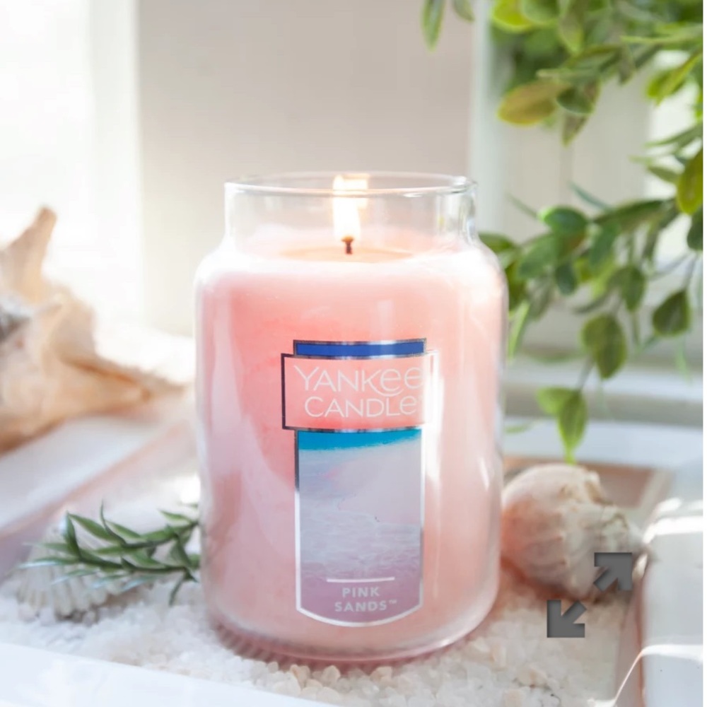 ‼️ NWB Pink Sands Large Yankee Candle Jar 🐚